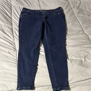 Maurices Dark Blue Skinny Jeans